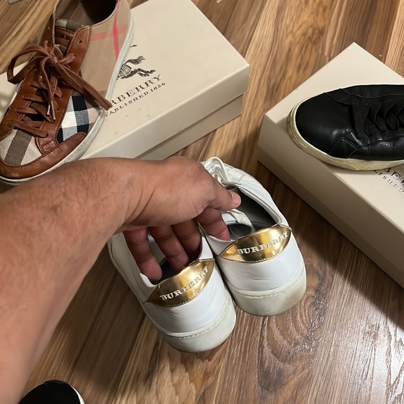 BURBERRY’S sneaker 👟 good conditions for one price great price 🎉🔥 3 Pairs - Picture 8 of 8